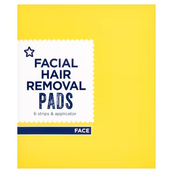 Superdrug Facial Hair Removal Pads (British brand)