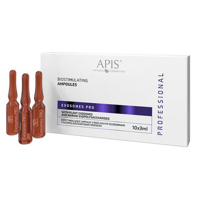 Ampoules Biostimulantes APIS aux Exosomes Végétaux Sérum Visage 10x3 ml