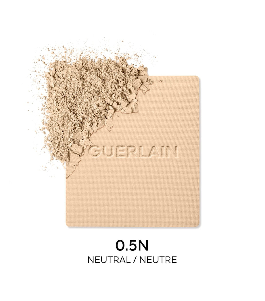 Guerlain matte compact foundation with 24-karat gold for skin control, imported from the UK