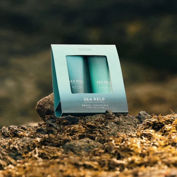 Scottish Fine Soaps Sea Kelp Travel Essentials Gift Set (British brand)