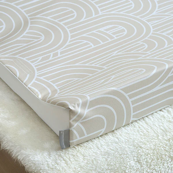 The Tiny Bed Co. Anti-Roll Changing Mat Melbourne Greige (British brand)