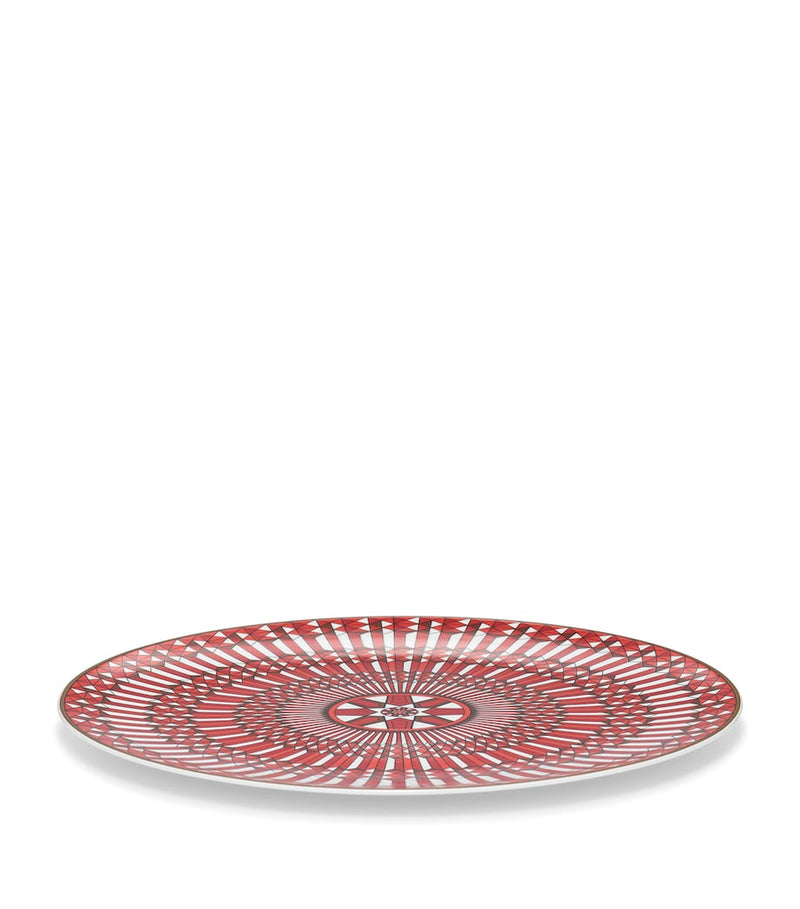 Baccarat Arcadia Red Show Plate (31cm)