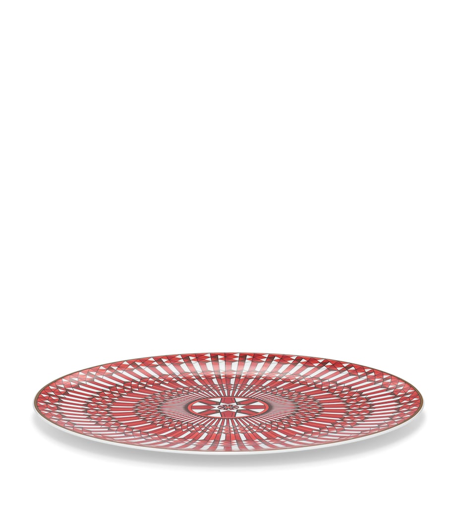 Baccarat Arcadia Red Show Plate (31cm)