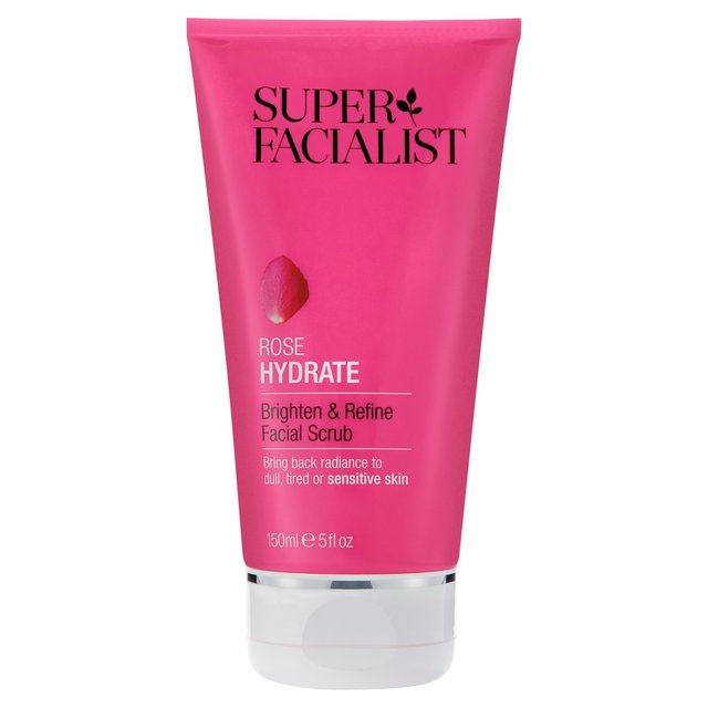 Super Facialist Rose Facial Exfoliating Scrub   150ml GOODS M&S   