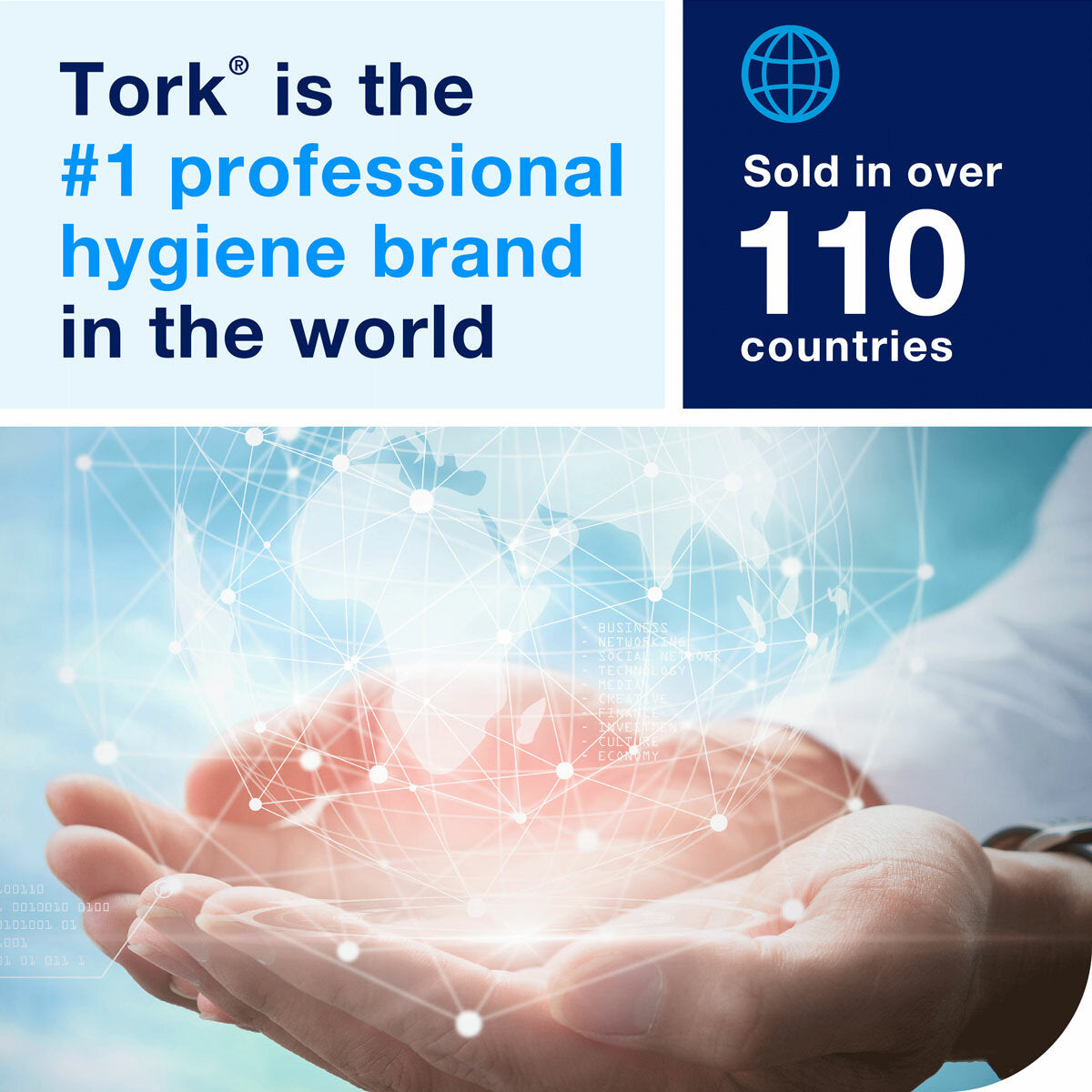 Tork Blue multipurpose wiping paper 6 x 157.5m (British brand)