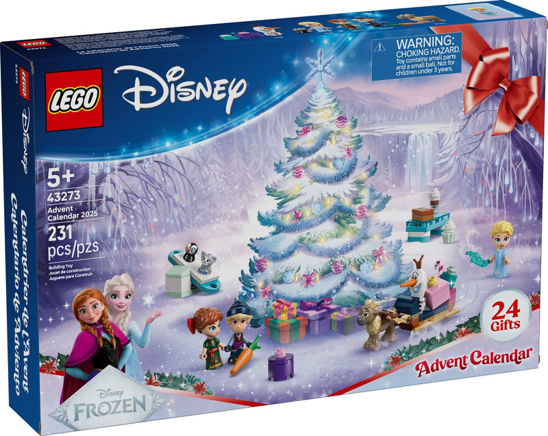 LEGO Disney Frozen Advent Calendar 2025 231 pieces, UK version