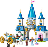 LEGO Disney Princess Cinderella's Castle & Horse Carriage Building Set, imported from the UK