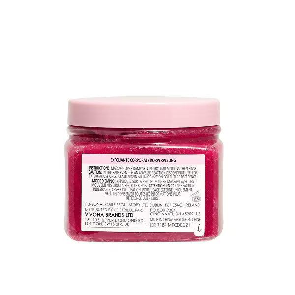 Sunday Rain Rose Body Scrub With Softening Formula (British brand)