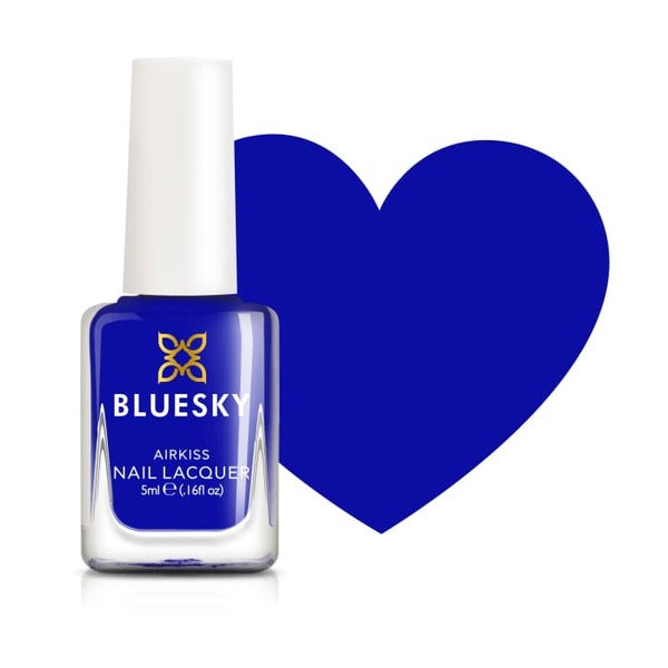 Bluesky Kids Nail Polish Boom Neon Blue - British product