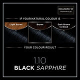 Garnier Olia 1.10 Black Sapphire Hair Dye, UK version