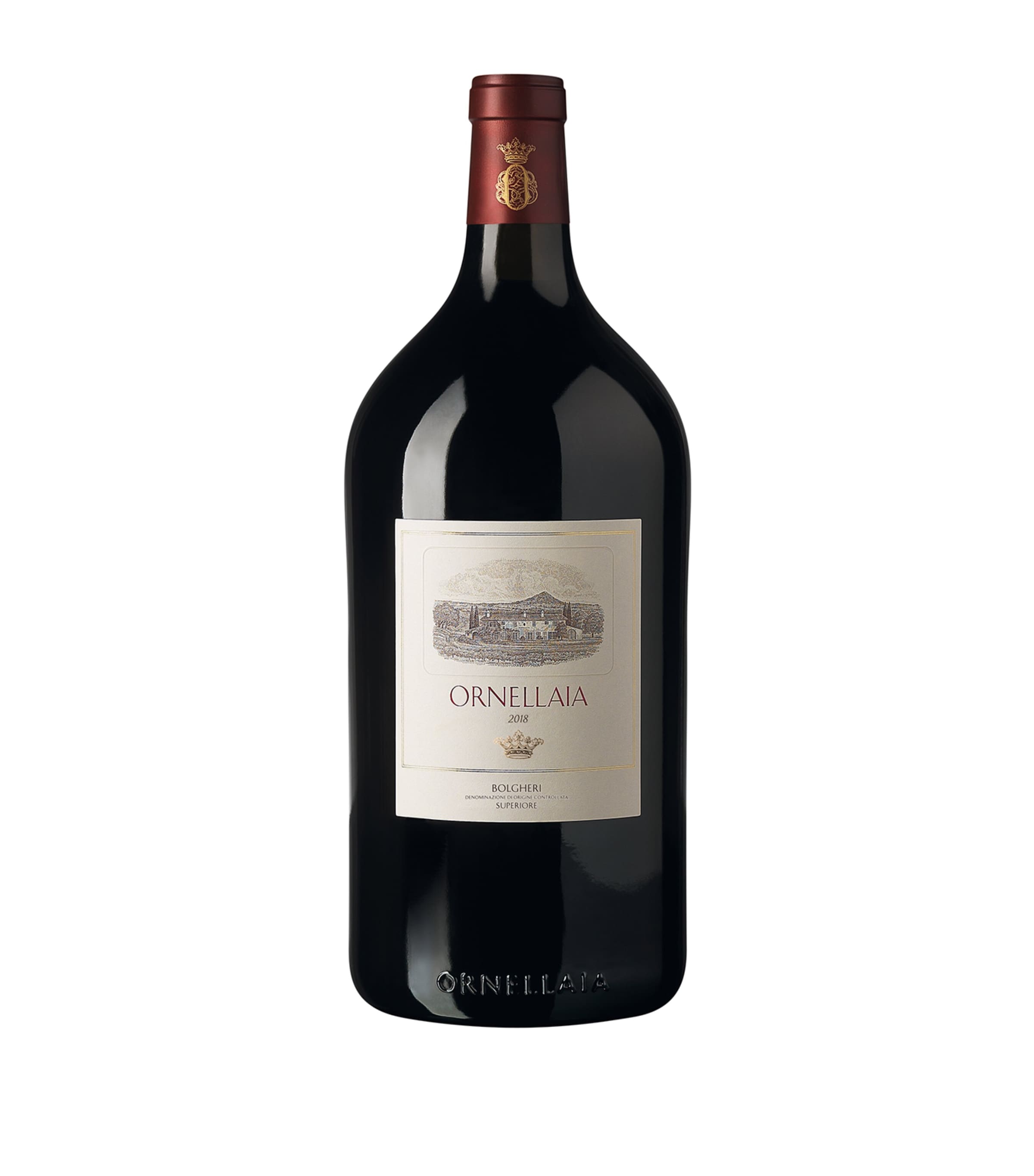 Ornellaia red wine Bolgheri Superiore 2018 3L, imported from the UK