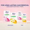 Nair face wax strip cherry blossom, imported from the UK