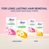 Nair face wax strip cherry blossom, imported from the UK
