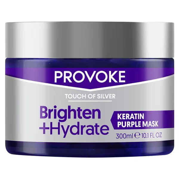 Provoke purple brightening keratin mask 300ml, imported from the UK