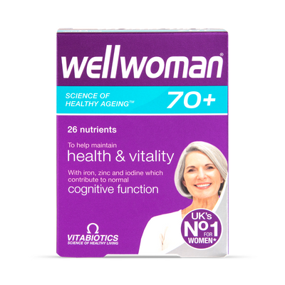 Vitabiotics Wellwoman 70+ Daily Multivitamin 30 Tablets