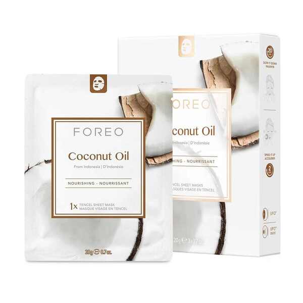 FOREO Coconut Oil Sheet Mask 3Pcs - British product