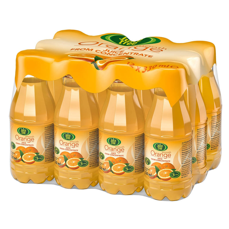 Juice Tree orange juice from concentrate 12 x 330ml, UK version