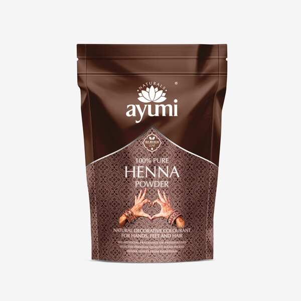 Ayumi Pure Henna Powder Natural Hair Colour 200g - British product