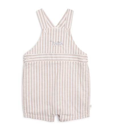 Marie-Chantal Cotton Alfie Race Car Baby Dungarees 3-24 Months