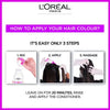 L'Oréal pearly light blonde hair dye kit 1021, imported from the UK