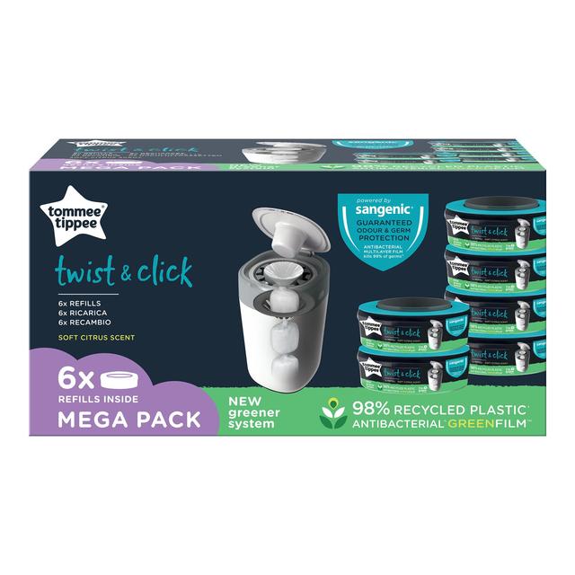 Tommee Tippee Twist & Click Refill Cassettes Multipack   6 per pack GOODS M&S   