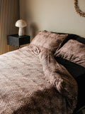 Rockett St George leopard love duvet and pillowcase set, imported from the UK