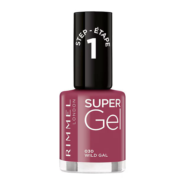 Rimmel Super Gel Nail Polish Wild Gal, imported from the UK