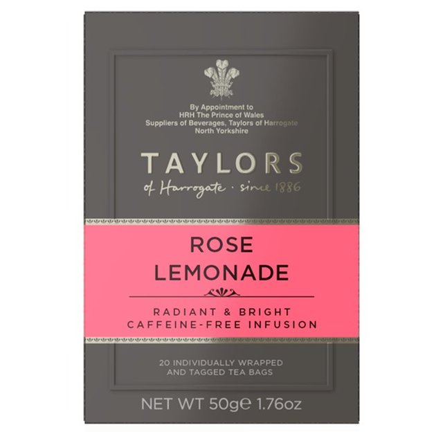 Taylors Rose Lemonade Teabags   20 per pack GOODS M&S   