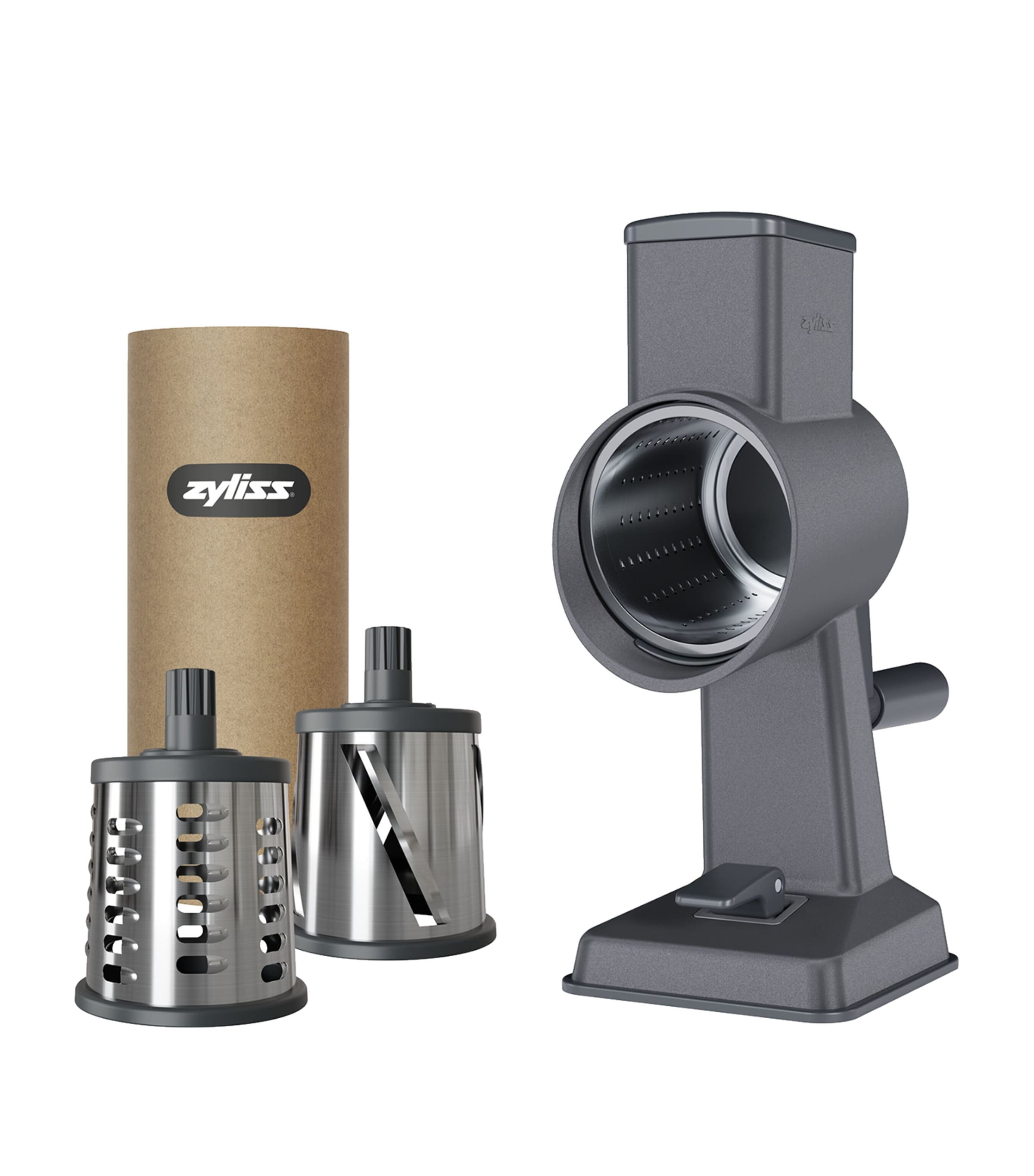 ZYLISS Gourmet Drum Grater Set (British brand)