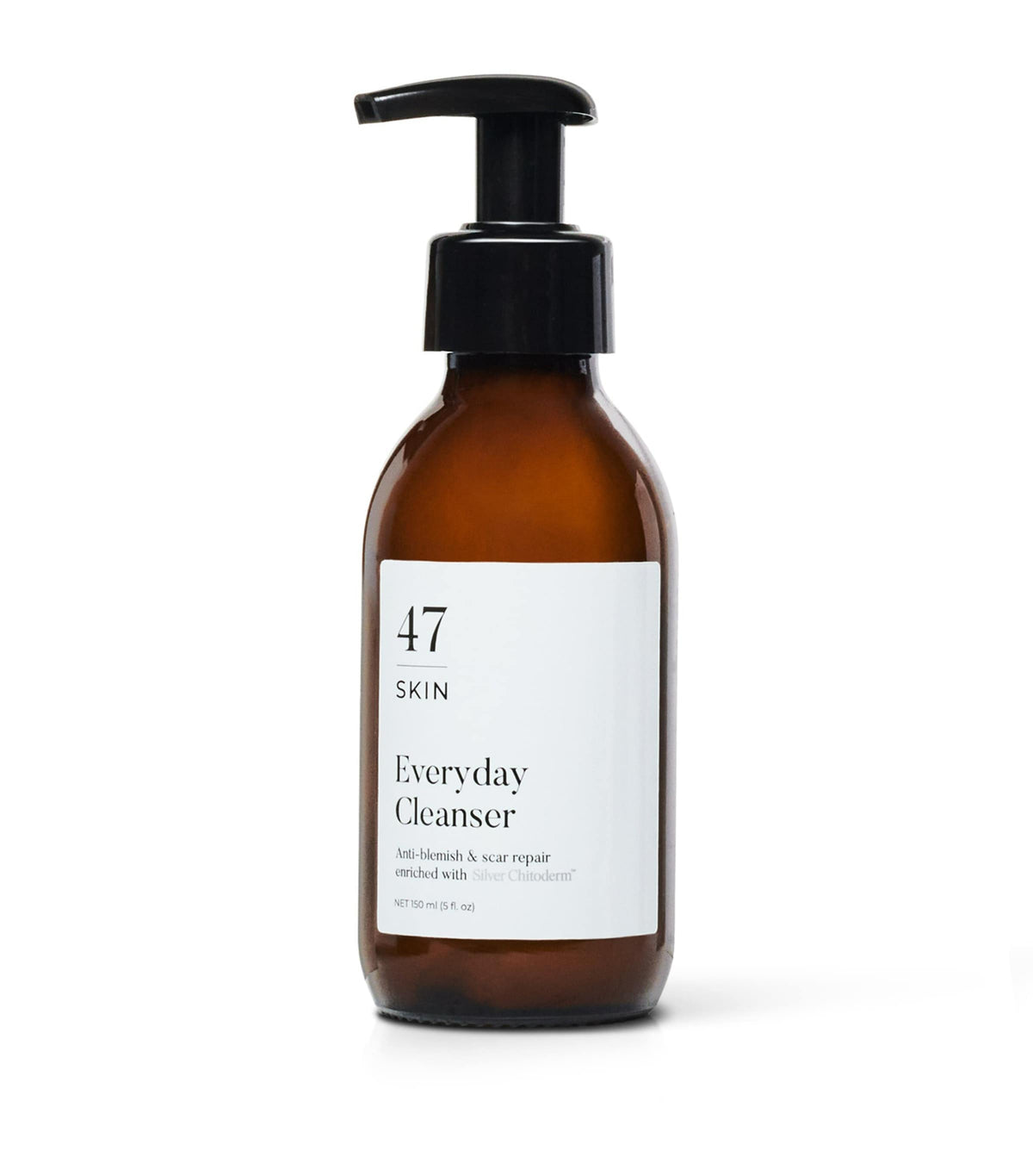 47 SKIN anti-blemish scar repair facial cleanser 150ml (British brand)