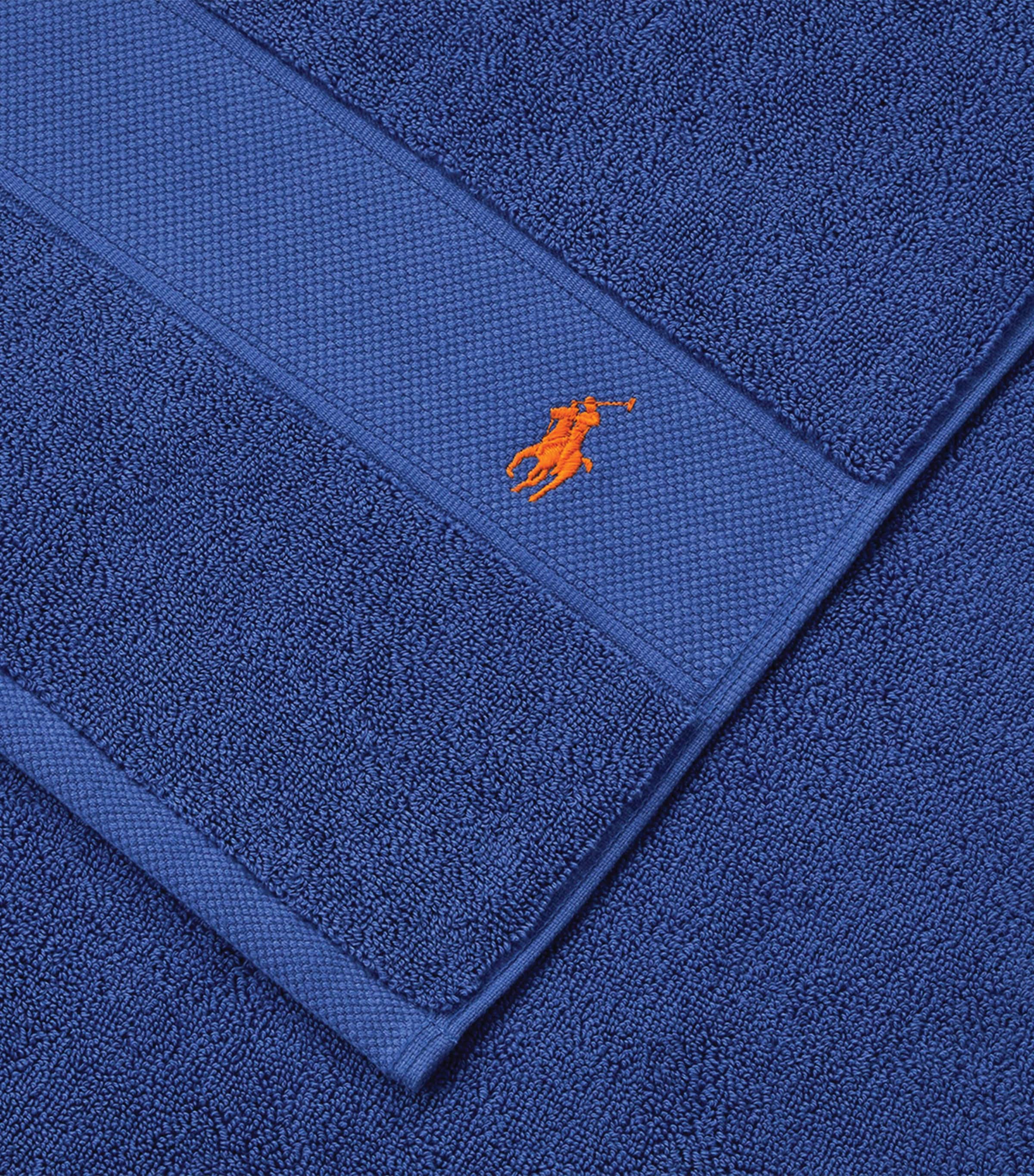 Ralph Lauren Polo Player Guest Towel 40cm x 75cm, imported from the UK