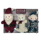 Bone Barkers Seasonal Dog Toy in Llama Design Pack of 3