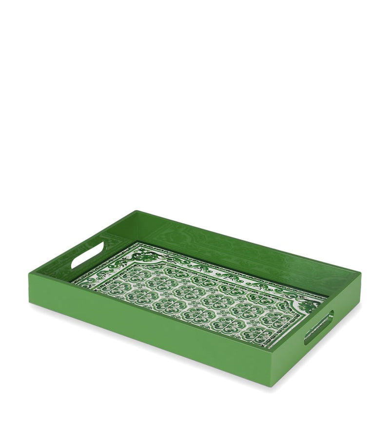 Dolce&Gabbana Wood Majolica Tray 46cm - British product