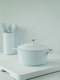 MasterClass blue cast aluminium casserole dish 2.5L, imported from the UK