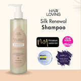 Hair Loving Silk Renewal Shampoo + Comb 300ml, UK version