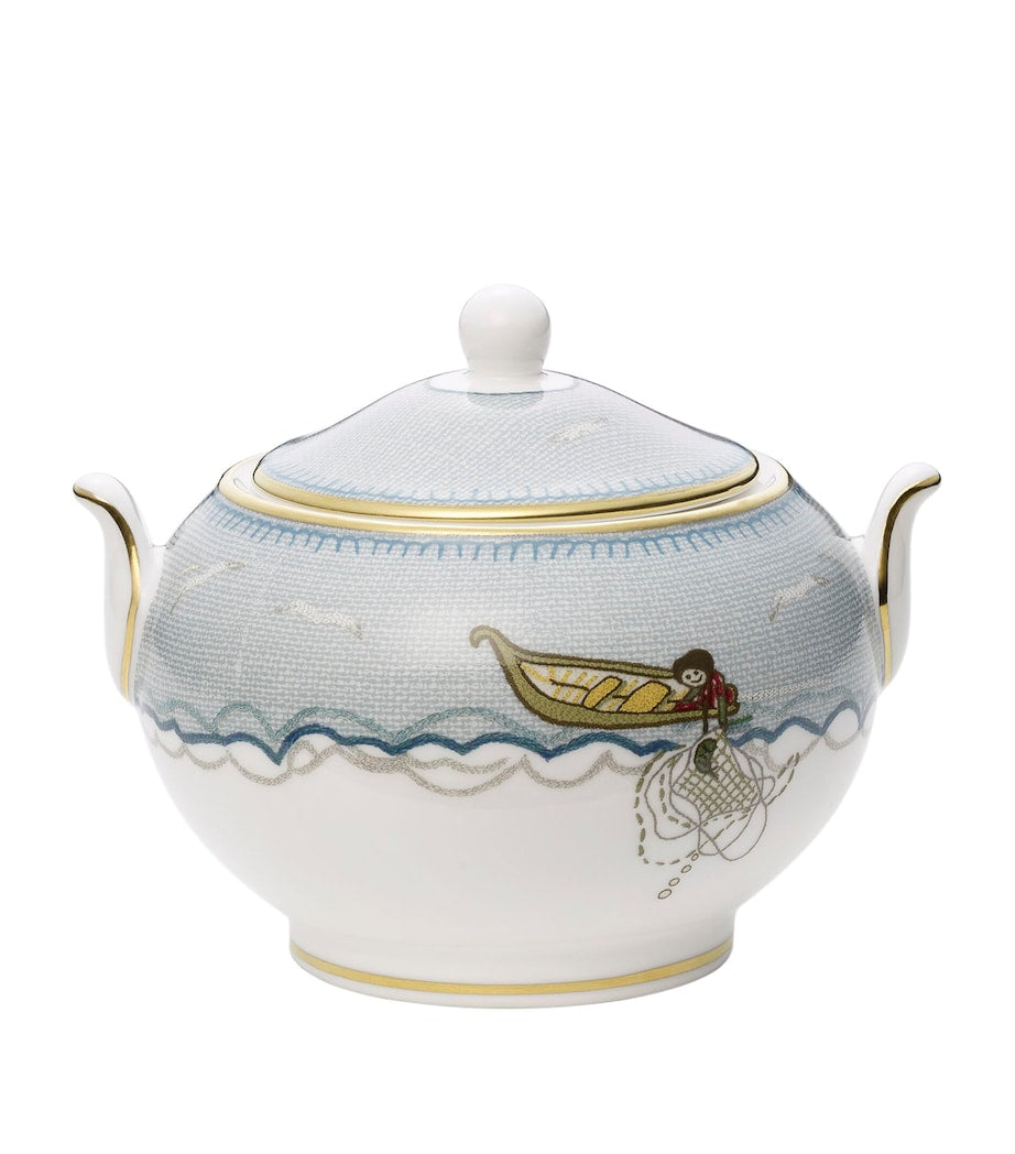 Wedgwood Sailor's Farewell sugar bowl (British brand)