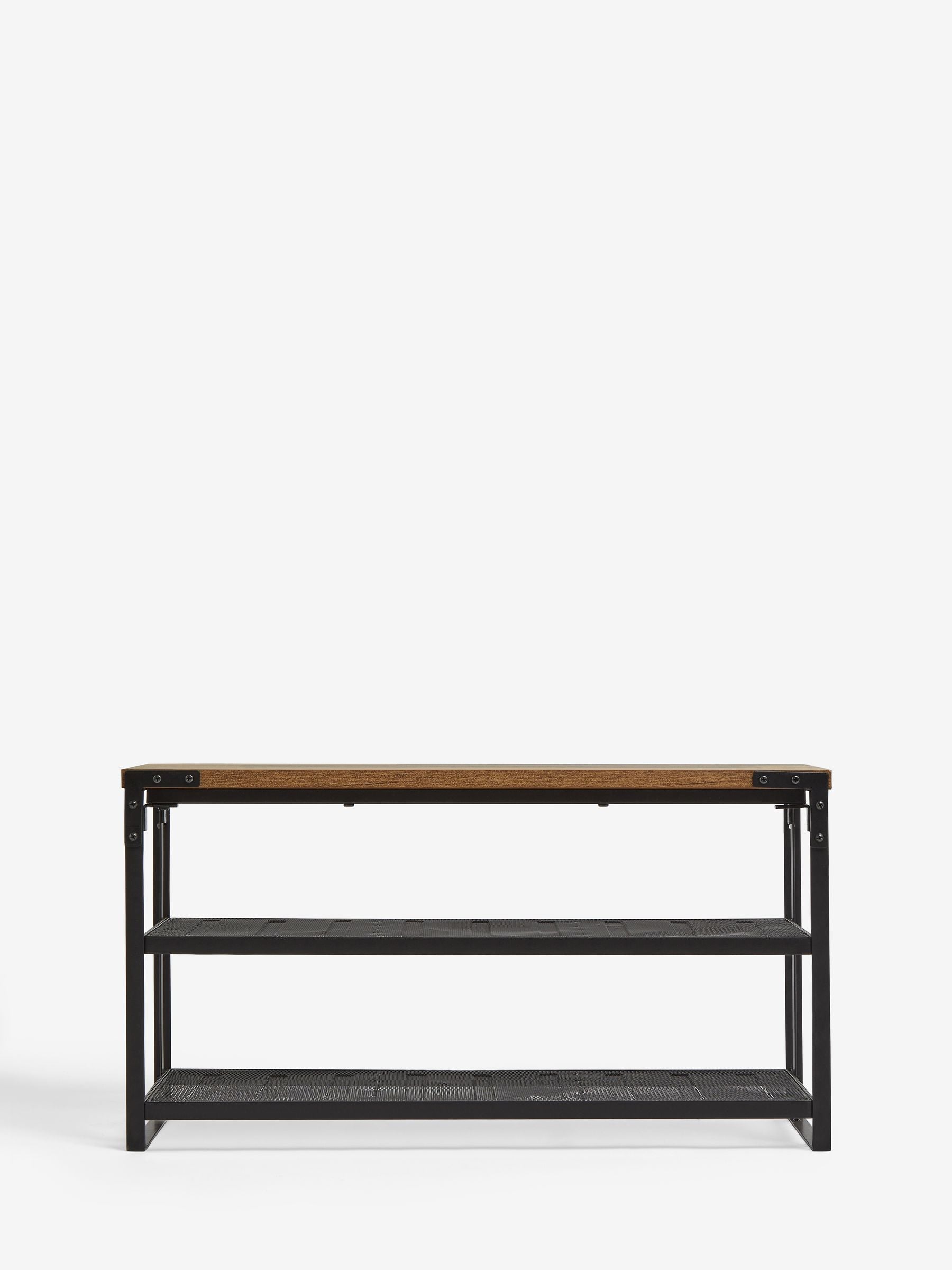 Dark Bronx 3 tier shoe storage console 70.5x26x38cm - British product