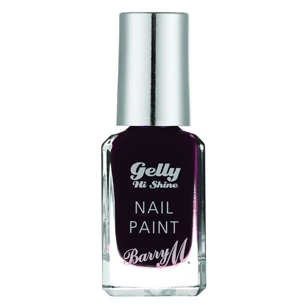 Barry M Nail Paint Midnight Black Cherry - British product