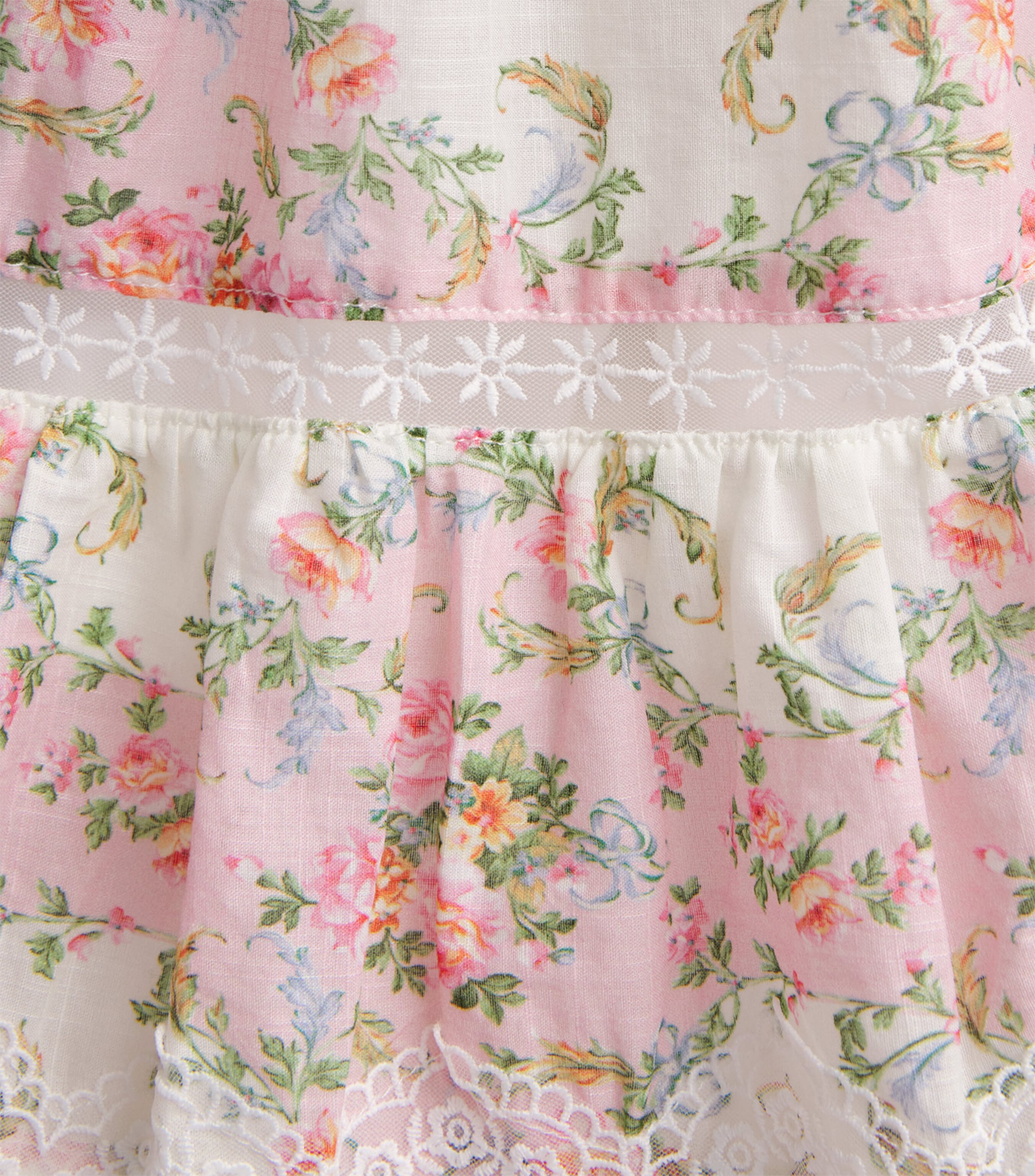 Petite Amalie cotton floral dress for children 4-16 years, imported from the UK