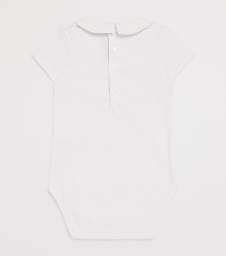 Tartine et Chocolat cotton frilled-collar bodysuit 3-36 months (British brand)