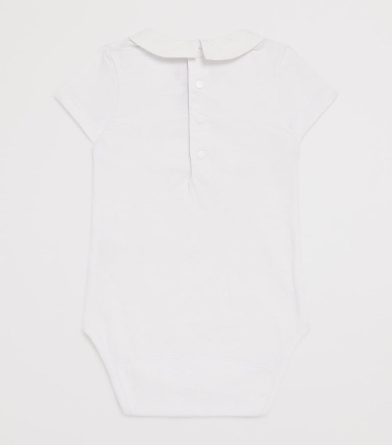 Tartine et Chocolat cotton frilled-collar bodysuit 3-36 months (British brand)