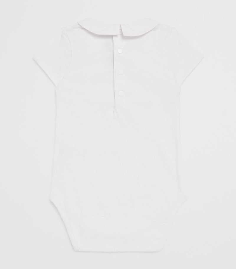 Tartine et Chocolat cotton frilled-collar bodysuit 3-36 months (British brand)