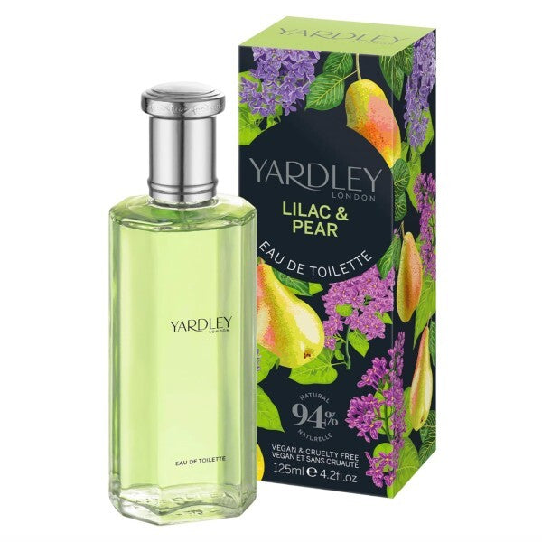 Yardley London Eau de Toilette Lilac and Pear 125ml (British brand)