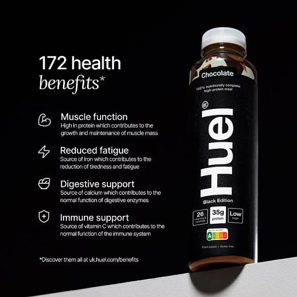 Huel Ready To Drink Black Edition Chocolate 500ml, UK version