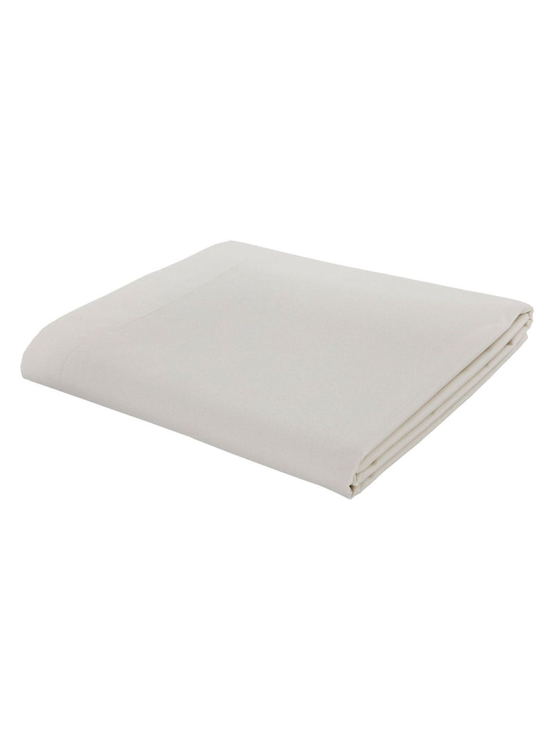 Catherine Lansfield cream percale flat sheet - British product