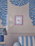 Cath Kidston Blue/Pink Floral Wall Art