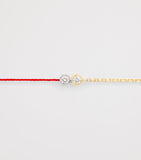 Redline 20th Anniversary Gold Diamond Bracelet, imported from the UK
