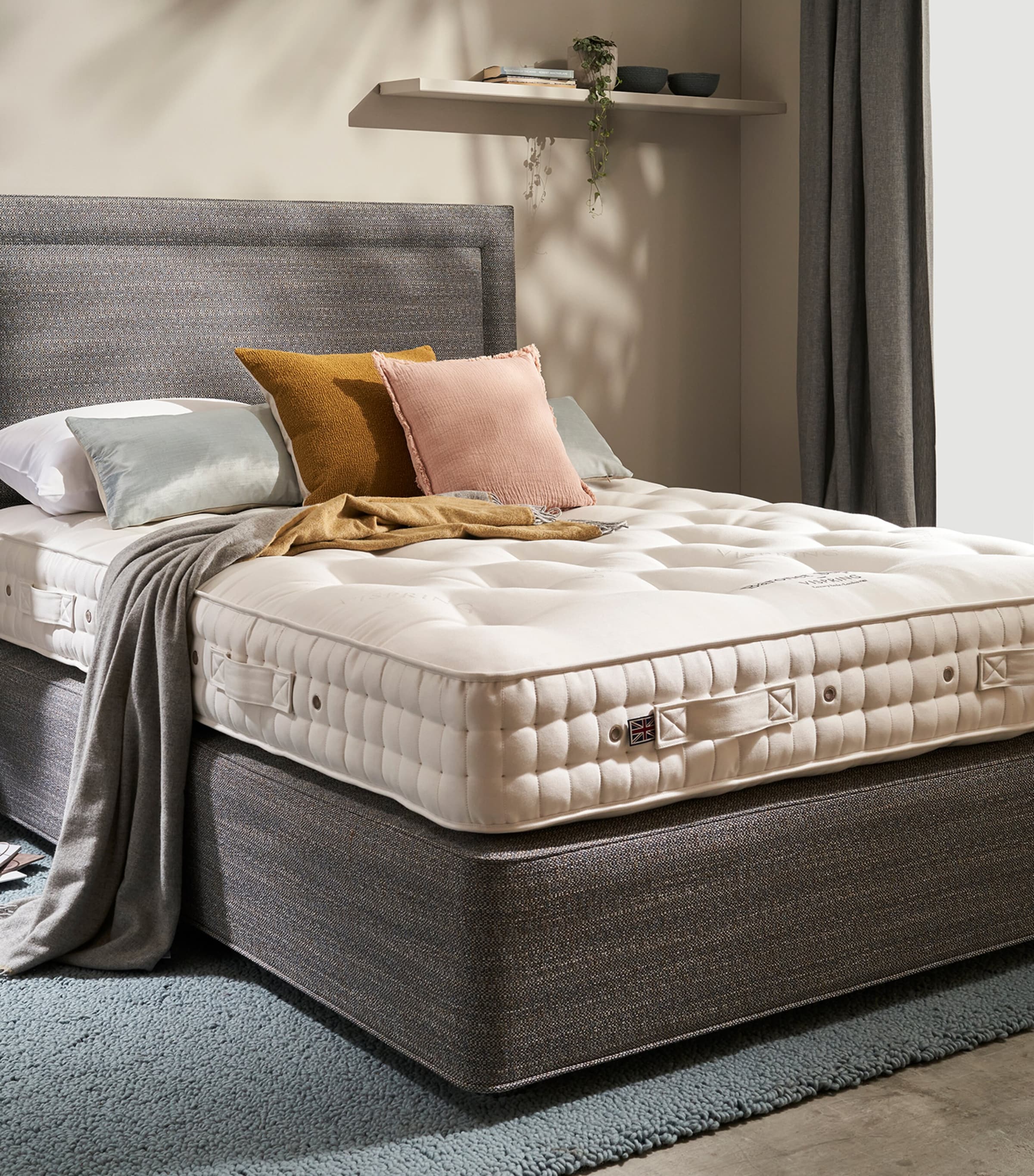 Vispring Medium Baronet Superb Mattress 150cm x 200cm (British brand)