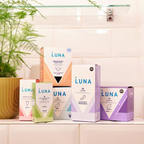 Superdrug Luna Super Non-Applicator Tampons 16 Pack (British brand)