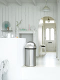 Brabantia Silver Push Bin 60L